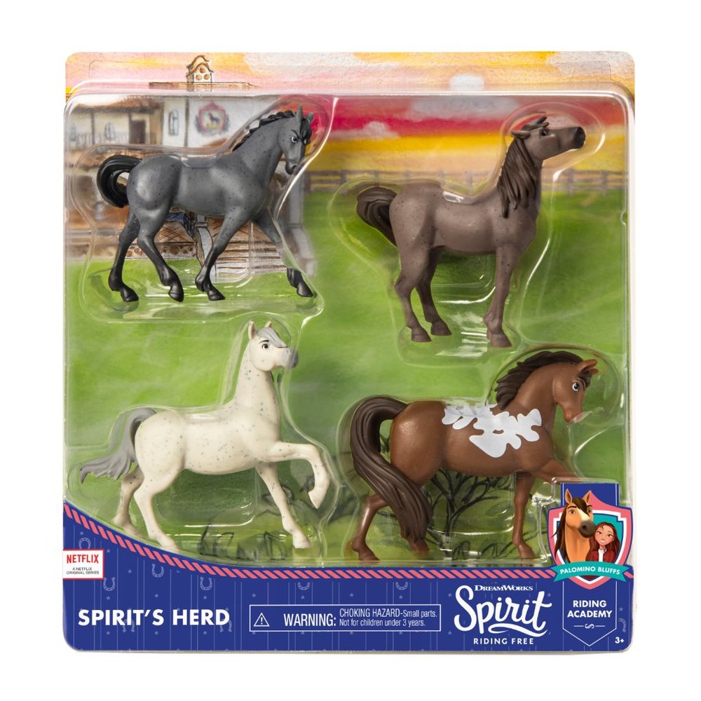 Dreamworks Spirit Riding Free 4 horses